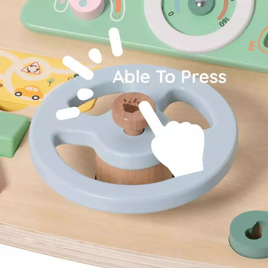 Classic World Steering Wheel made of Wood with Sounds