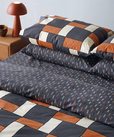Kentia Сет Чаршафи 240x270см. Versus Оранжев 4бр