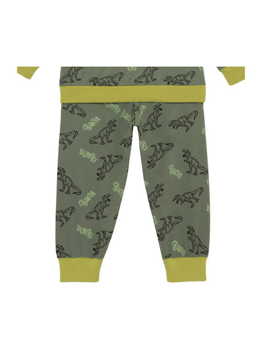 Minerva Kinder-Nachtwäsche Winter Khaki