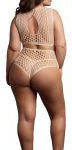 2 Piece Net Hole Bra Set – Queen Size Μπεζ