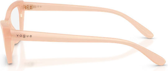 Vogue Women's Acetate Butterfly Prescription Eyeglass Frame Pink VO5670 3256