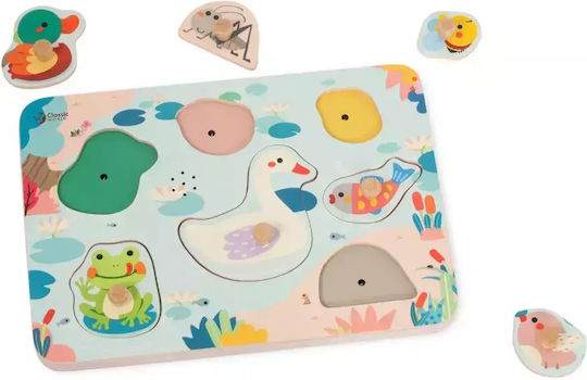 Wooden Kids Peg Puzzle for 2+ years+ Years Classic World