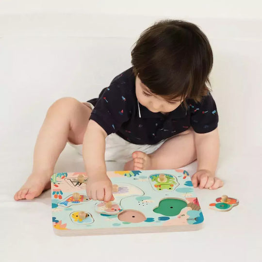 Wooden Kids Peg Puzzle for 2+ years+ Years Classic World
