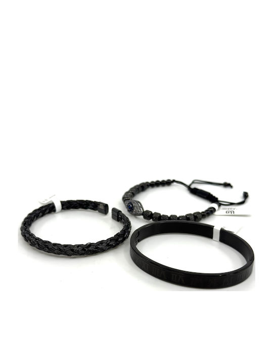 Legend Accessories Men's Bracelet with design Eye made of Steel