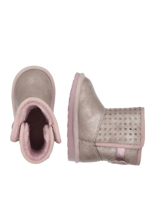 Cuccy Kinderstiefeletten mit Klettverschluss Rosa