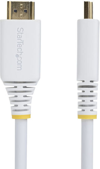 StarTech HDMI 2.0 Премиум Високоскоростен 4K 60Hz HDR Кабел HDMI Мъжки - HDMI Мъжки 3м Бял