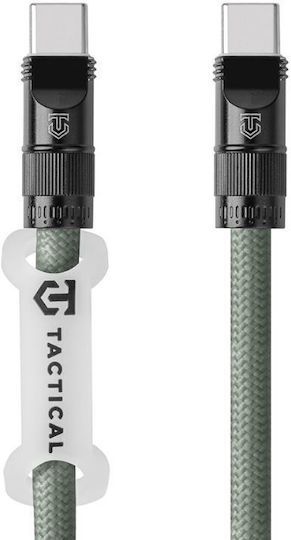 Tactical USB 2.0 Cable USB-C male - USB-C 60W Green 1.2m (57983126216)