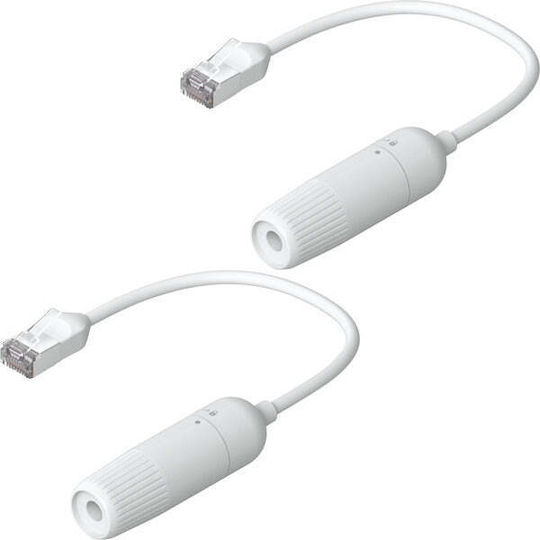 Ubiquiti F/UTP Cat.6a Network Cable Ethernet 0.15m White 2 Pieces