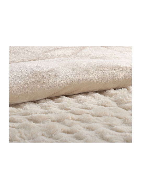 Silk Fashion Κουβερτοπάπλωμα Μονό 170x240εκ. Burble Cream 320 GSM