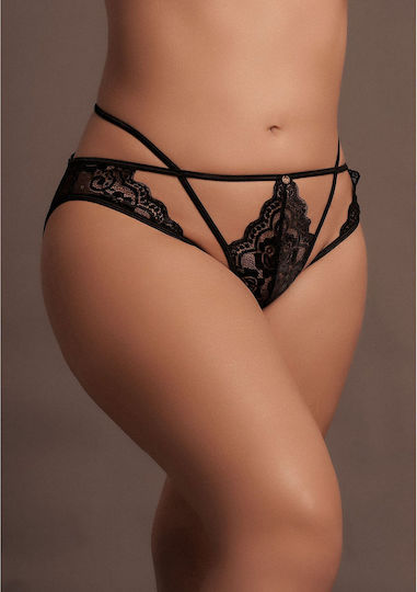 Léna Lingerie Strings Black Plus Size