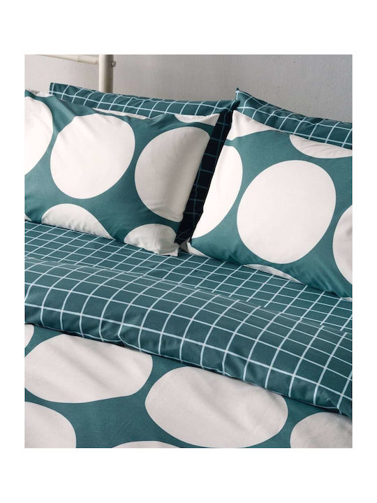 Kentia Duvet Cover Set Cotton Queen with 2 Pillowcases 225x245 Versus Valia 07
