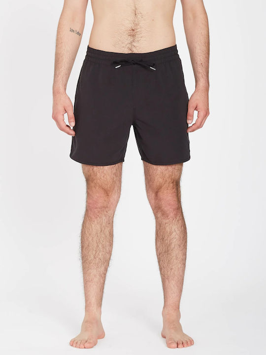 Lido Solid Men's Swimwear Shorts Black