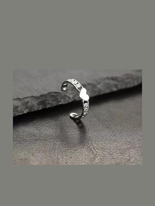 Damen Ring aus Stahl
