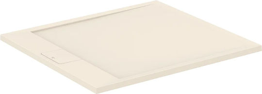 Ideal Standard Ultra Flat S I Life Правоъгълена Душ от изкуствен камък 90x70см Бежов