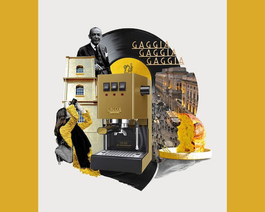 Gaggia Classic Evo Automatic Espresso Machine 1300W Pressure 15bar 2023 Yellow