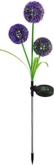 Set 2 Eingesteckte Solarleuchten Blumen
