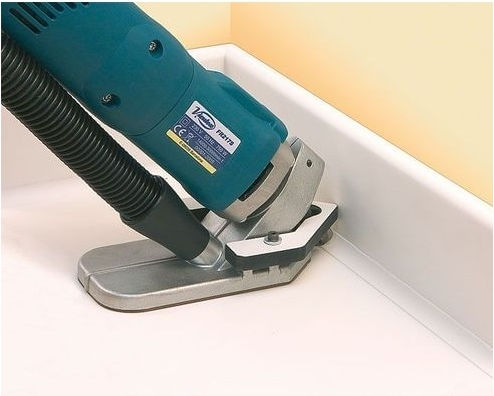 Virutex FR217S Trimmfräse 750W mit Geschwindigkeitsregelung und mit Absaugsystem