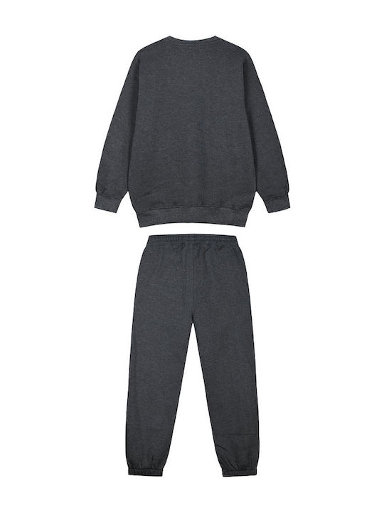 Kids Sweatpants Set Gray 2pcs Dangerous
