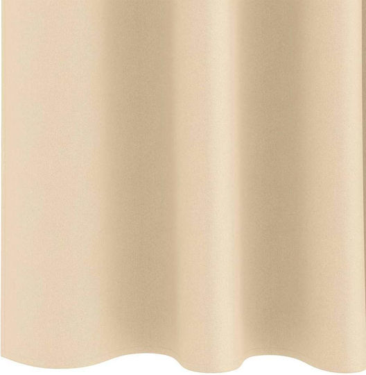 vidaXL Set of Beige Blackout Window Curtains with Pencil Pleat 140x175cm