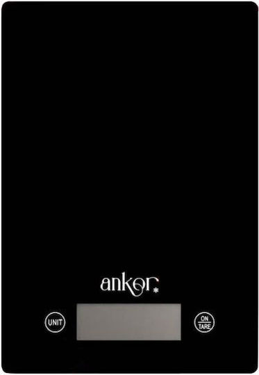 Ankor Digital Kitchen Scale up to 5kg Black