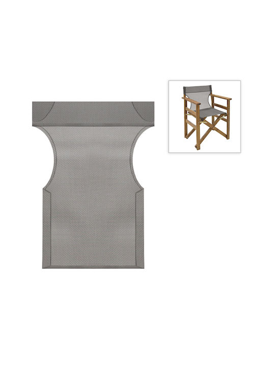 Scaun de regizor profesional din material perforat, culoare taupe, Megapap Gp011-0015