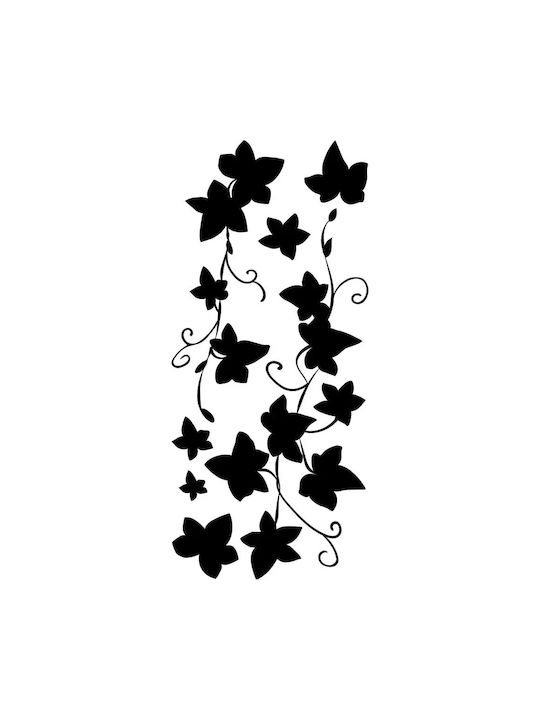 Αυτοκόλλητα Τοίχου Ivy Silhouette 59182 45x35cm Black Ango