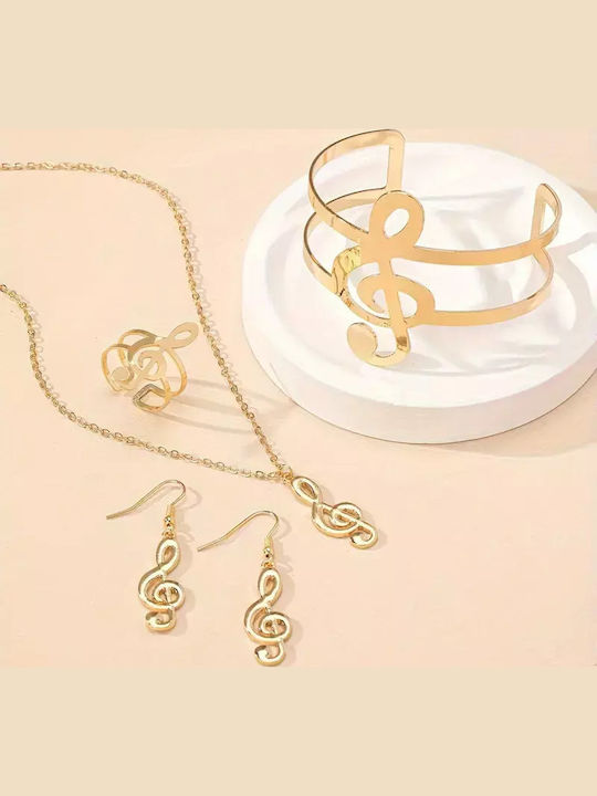Set mit Halskette , Ohrringe & Ring