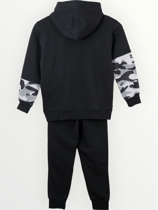 Kinder Sweatpants Set - Jogginganzug Black-grey 2Stück