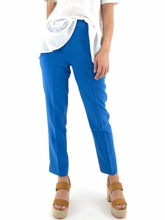 Damen Chino Hose Blau