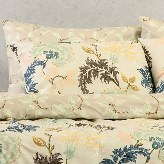 Melinen Sheet Sets Single 170x270cm. Alessandro Blue 3pcs