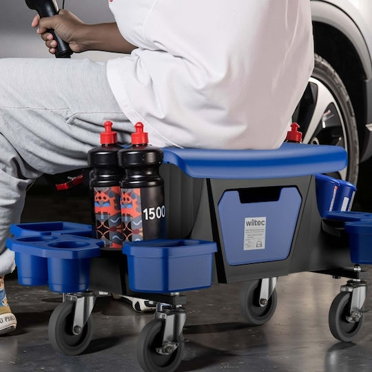 Wiltoc Arbeitshocker mit Maximalbelastung von 150 Kilogramm und Stauraum
