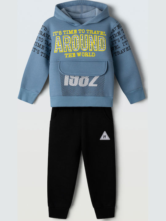 Kids Tracksuits Dri-Fit Blue Set With Top 2 Pieces