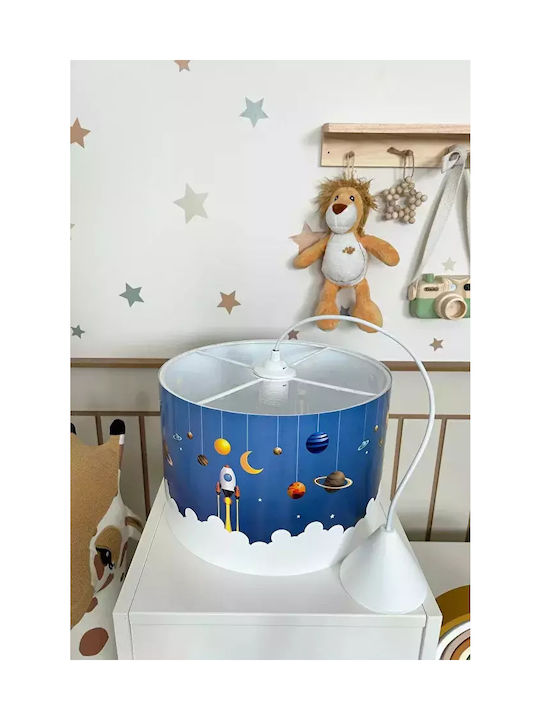 Kids Ceiling Light Clouds Spaceship 20 X 30 Cm