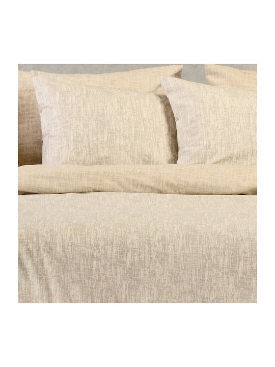 Melinen Sheet Sets Double with Elastic 150x200+32cm. Milan Grey 4pcs