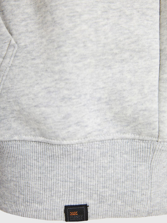 Φούτερ με Κουκούλα Γκρι FBM012-018-06-GREY-MEL