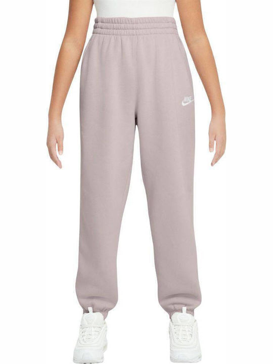 Kids Sweatpants Fuchsia Sportswear Club