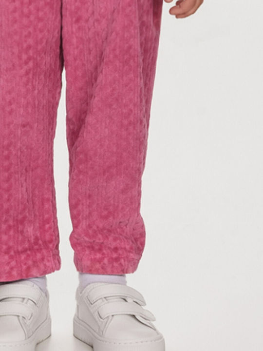 Kinder Trainingsanzüge Mit Bluse Rosa Dunkel 2Stücke Zic-zac
