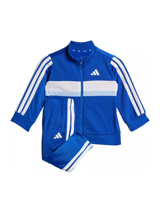 adidas Kids Sweatpants Set Blue 3pcs Essentials Tiberio 3-stripes