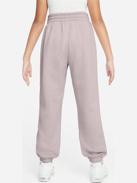 Kids Sweatpants Fuchsia Sportswear Club