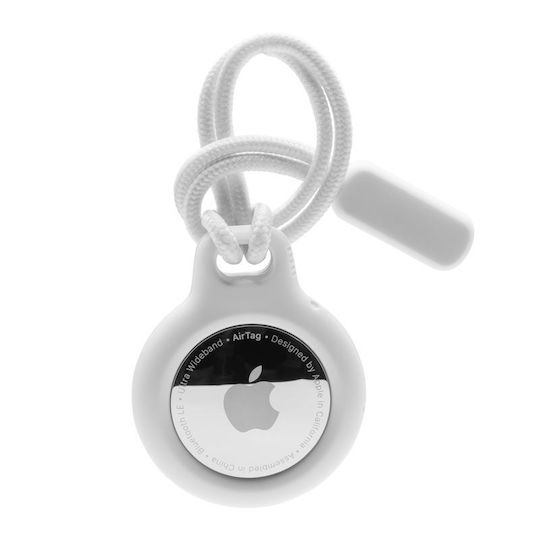 Mobile Origin Husă Airtag Loop A1 Compatibilă cu Apple Airtag Alb