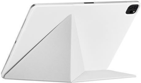 Husă Pitaka Folio 2 Compatibilă cu iPad Pro 12.9 Inch 2018 2020 2021 2022 iPad Air 13 Inch 2024 Albă