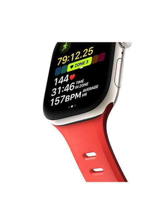 Nomad Tempo Strap Compatible Apple Watch 45 46 Mm Coral