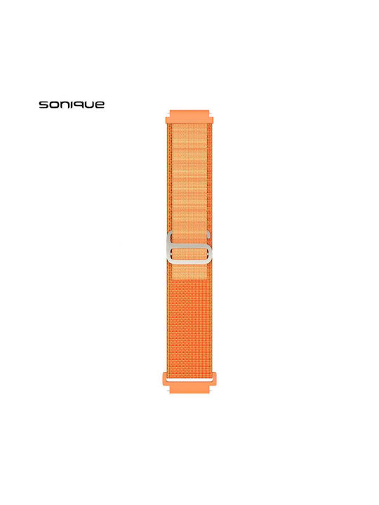 Кайшка Nylon Alpine Loop Band Sonique 20mm Samsung Huawei Amazfit Xiaomi Honor Оранжева Кайшка Nylon Alpine Loop Band Sonique 20mm Samsung Huawei Amazfit Xiaomi Honor Оранжева