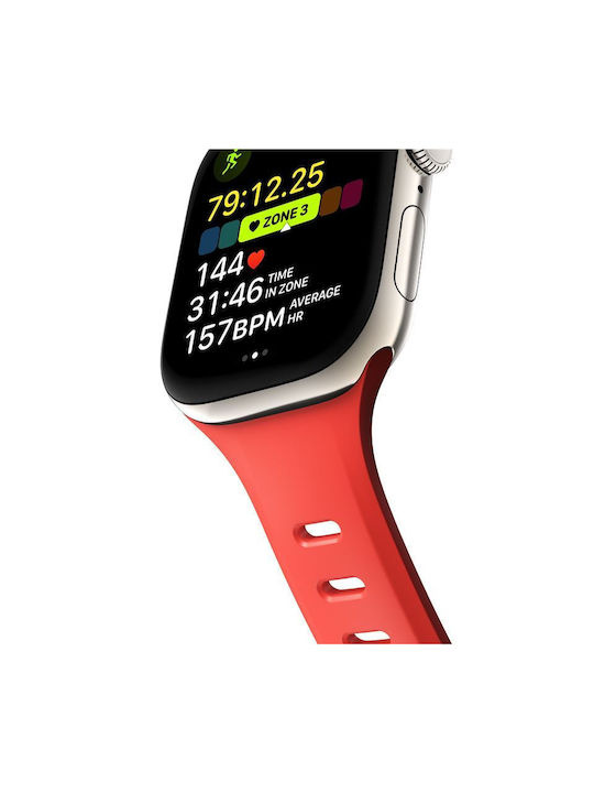 Nomad Tempo Armband Kompatibel mit Apple Watch 41/42mm Koralle