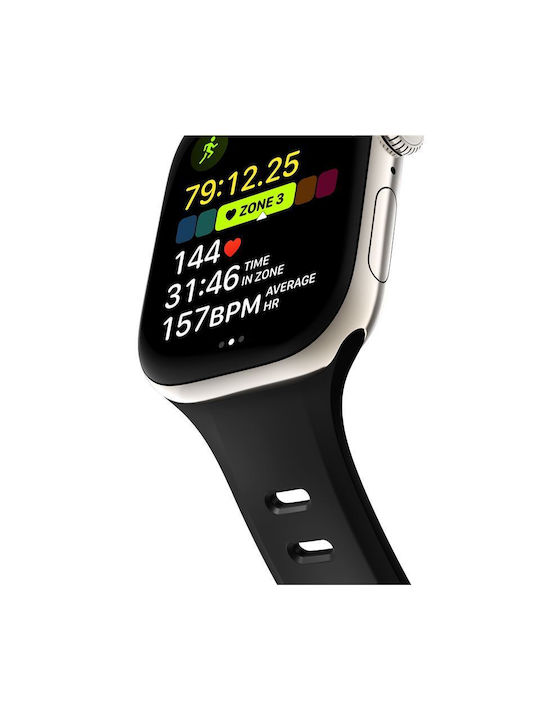 Nomad Tempo Strap Compatible with Apple Watch 45 46 mm Black