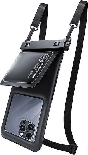 Mobile Origin Waterproof Floating Case Small Pouch 6 8" Black White Dbxl-blk-wht02