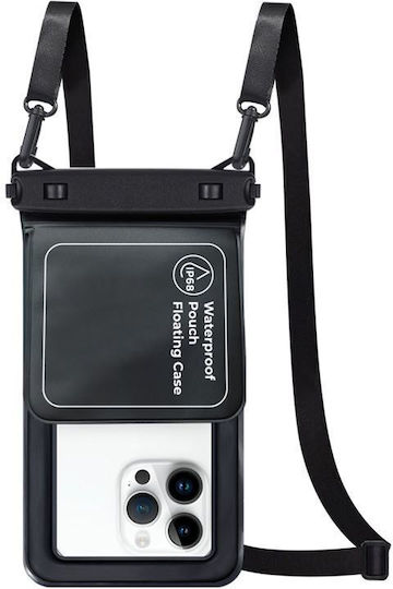 Mobile Origin Waterproof Floating Case Small Pouch 6 8" Black White Dbxl-blk-wht02