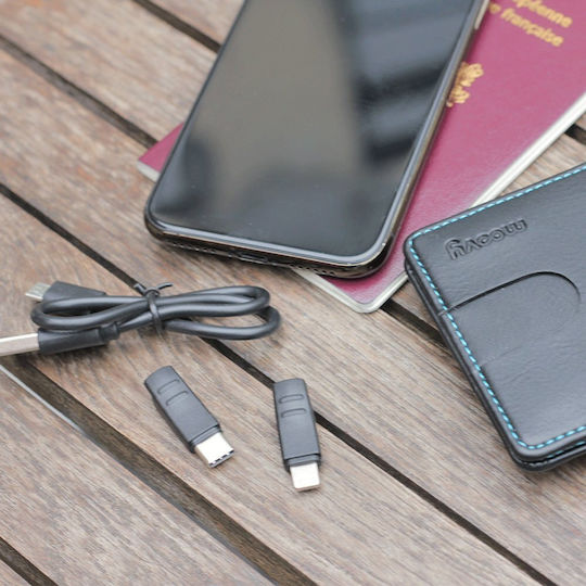 Moovy Power Bank 4000mAh Μαύρο