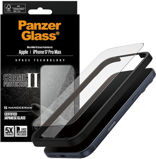 PanzerGlass Ceramic Screen Protector (iPhone 17 Pro Max / iPhone 16 Pro Max)