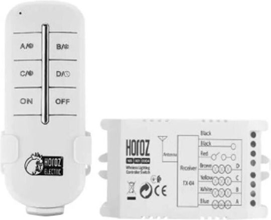 Remote Control Switch Controller-4 Voltage 220 240 V 4x1000w Operating Distance 30-60 M